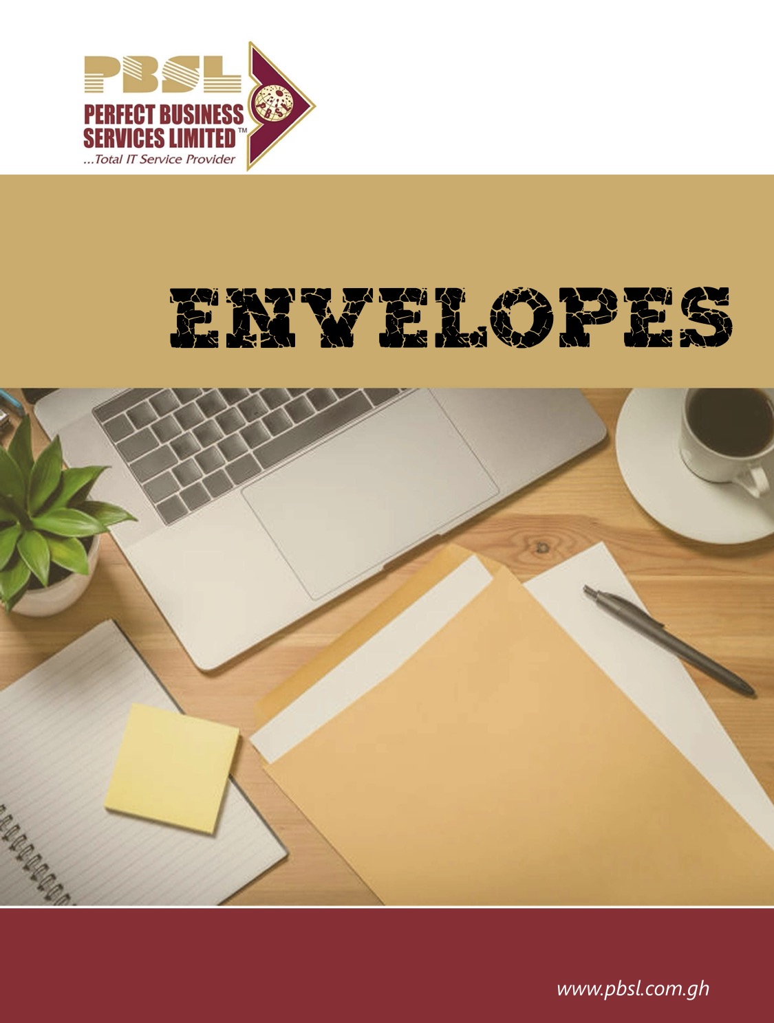 Envelopes catalogue cover