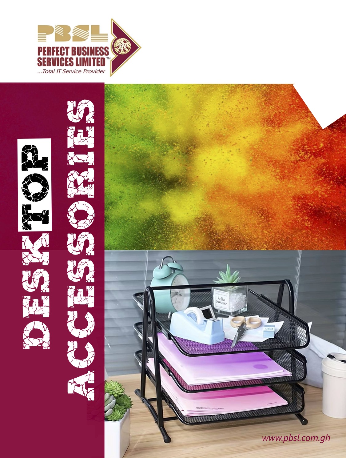 Desktop Accessories catalogue cover