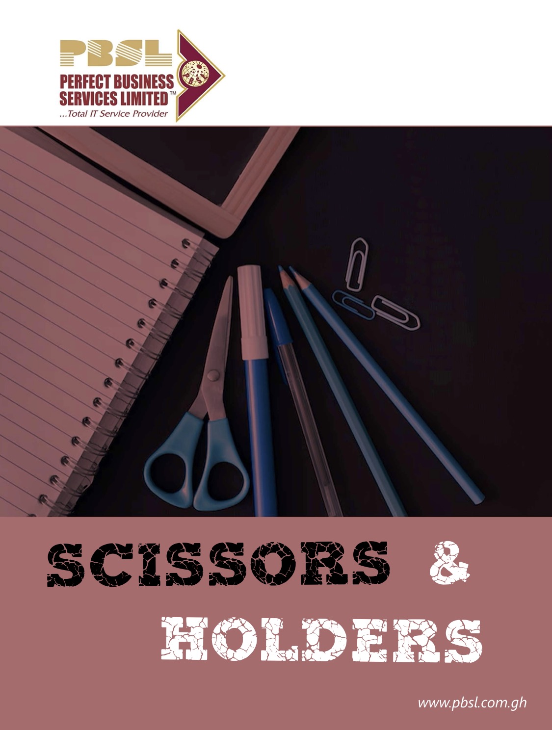 Scissors & Holders catalogue cover